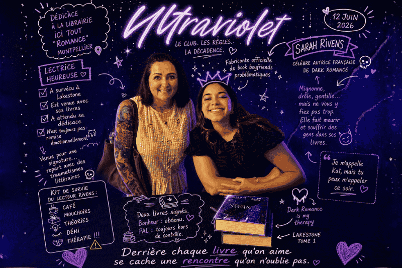 Dédicace de &laquo;&nbsp;Swan&nbsp;&raquo; à Montpellier : ma rencontre avec Sarah Rivens à la librairie Ici Tout&nbsp;Romance